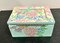 Light Green Floral Painted Vintage Jewelry Box product 6